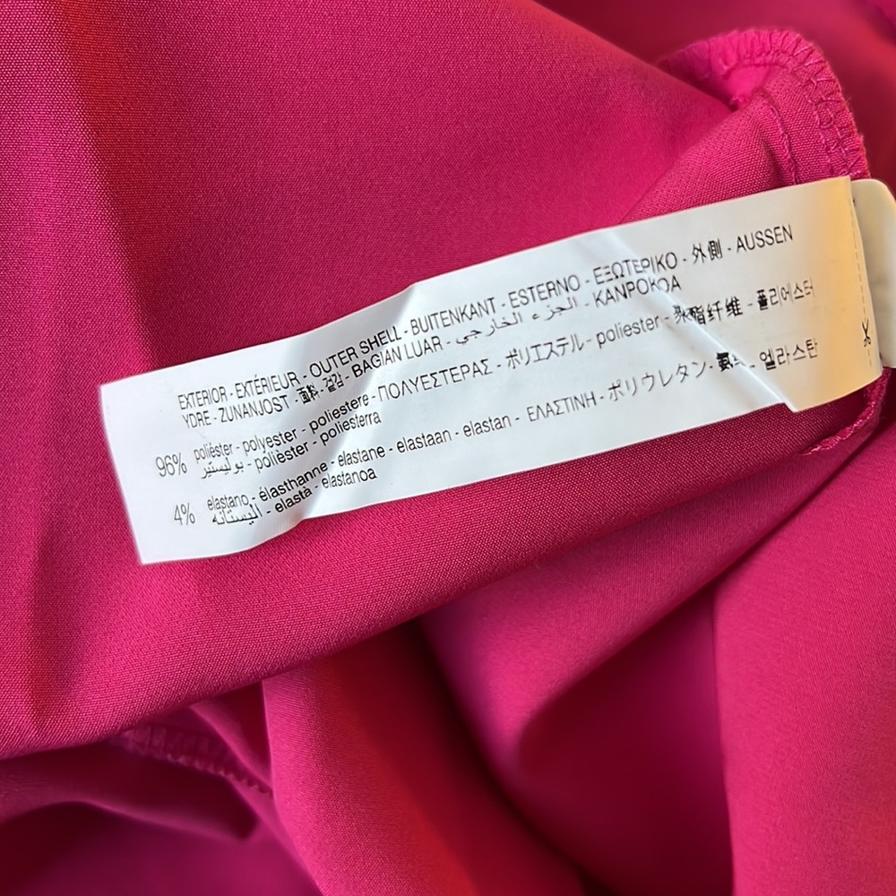 Zara Hot Pink Belted Sleeveless Wrap Romper - Picture 4 of 15